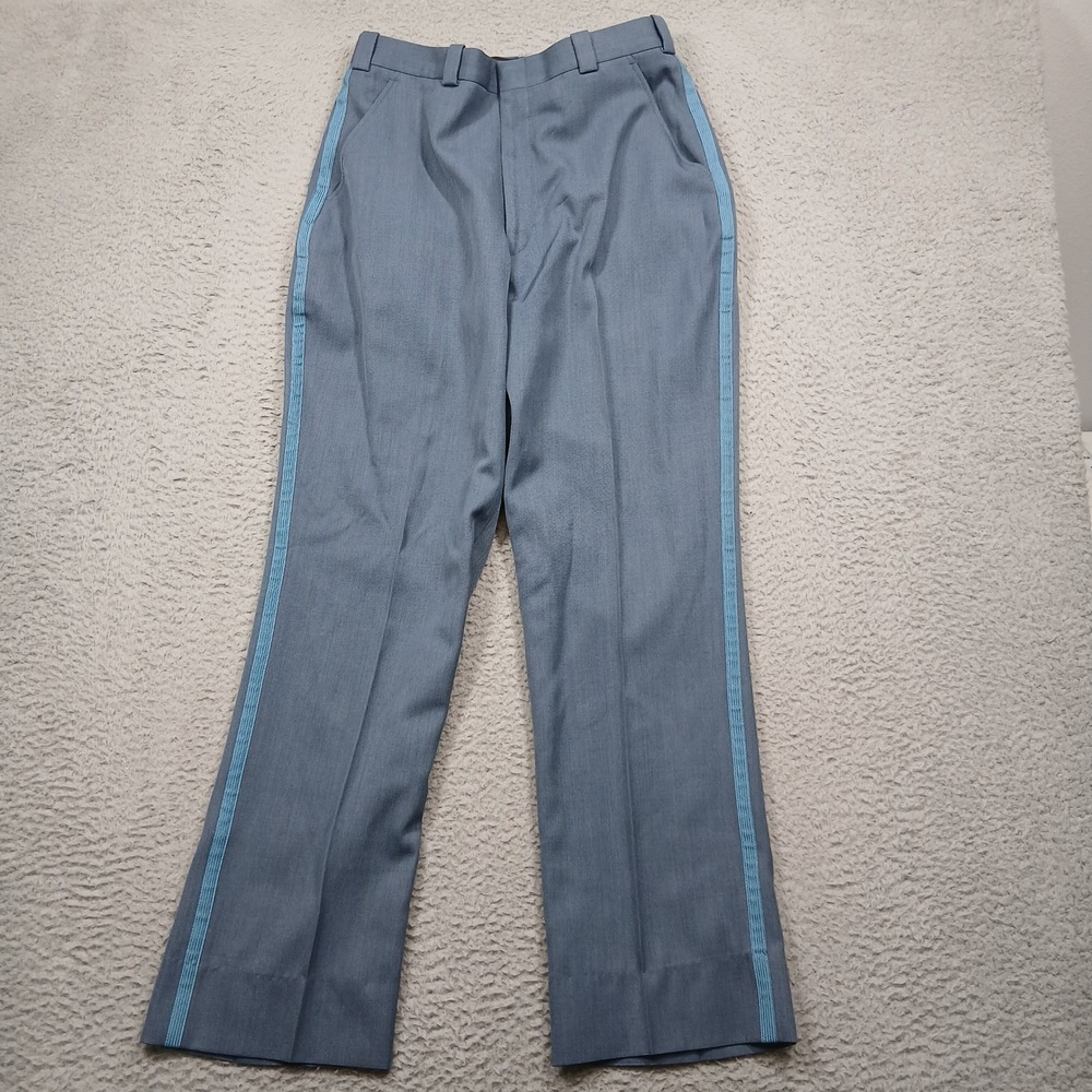 Vintage‎ F & F and A. Jacobs & Sons Uniform Pants Men 29x30 Blue Stripe USA Made
